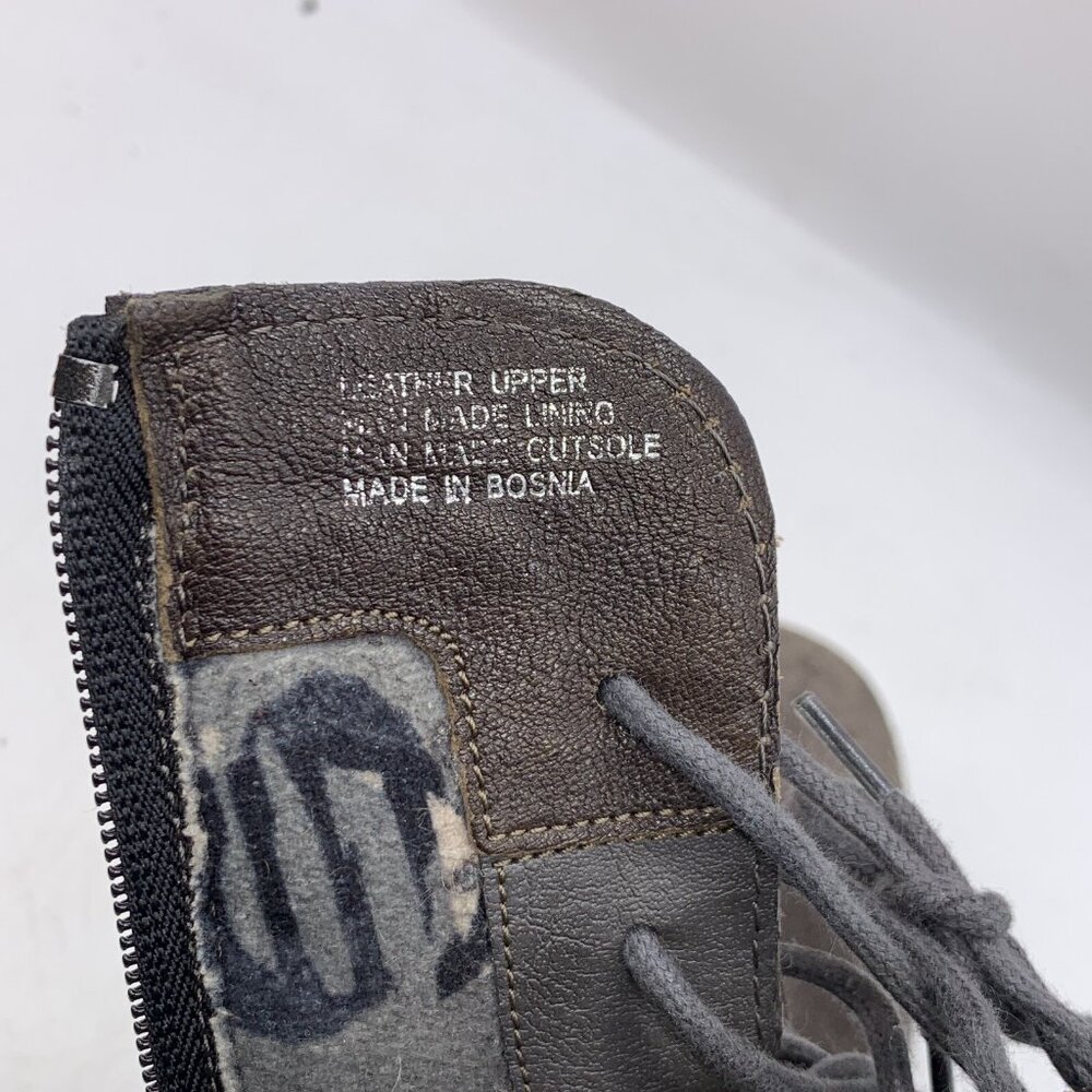 Miz Mooz Lace Up Boots Booties Sloanne Brown Women’s Sz EU 39/ US 8.5-9. #16 - Picture 9 of 13